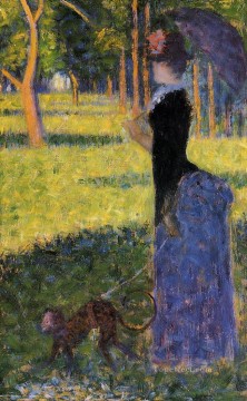 mujer con un mono 1884 Pinturas al óleo